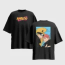 Naruto Anime Graphic Printed Unisex Oversized T-shirt