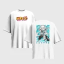 Naruto Anime Graphic Printed Unisex Oversized T-shirt