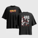 Naruto Anime Graphic Printed Unisex Oversized T-shirt