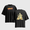Naruto Anime Graphic Printed Unisex Oversized T-shirt
