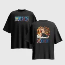 One Piece Anime Graphic Printed Unisex Oversized T-shirt