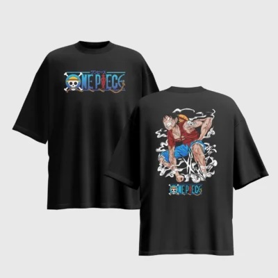 One Piece Anime Graphic Printed Unisex Oversized T-shirt