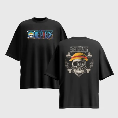 One Piece Anime Graphic Printed Unisex Oversized T-shirt