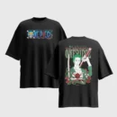 One Piece Anime Graphic Printed Unisex Oversized T-shirt