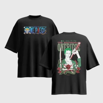 One Piece Anime Graphic Printed Unisex Oversized T-shirt