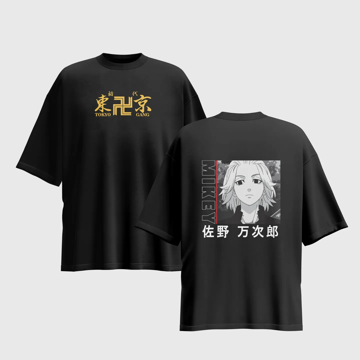 Tokyo Revengers Anime Graphic Printed Unisex Oversized T-shirt