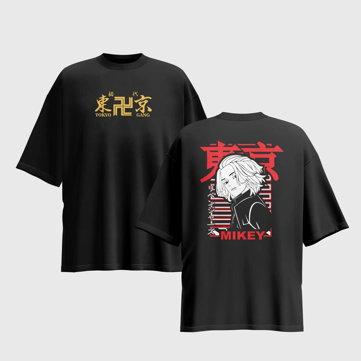 Tokyo Revengers Anime Graphic Printed Unisex Oversized T-shirt