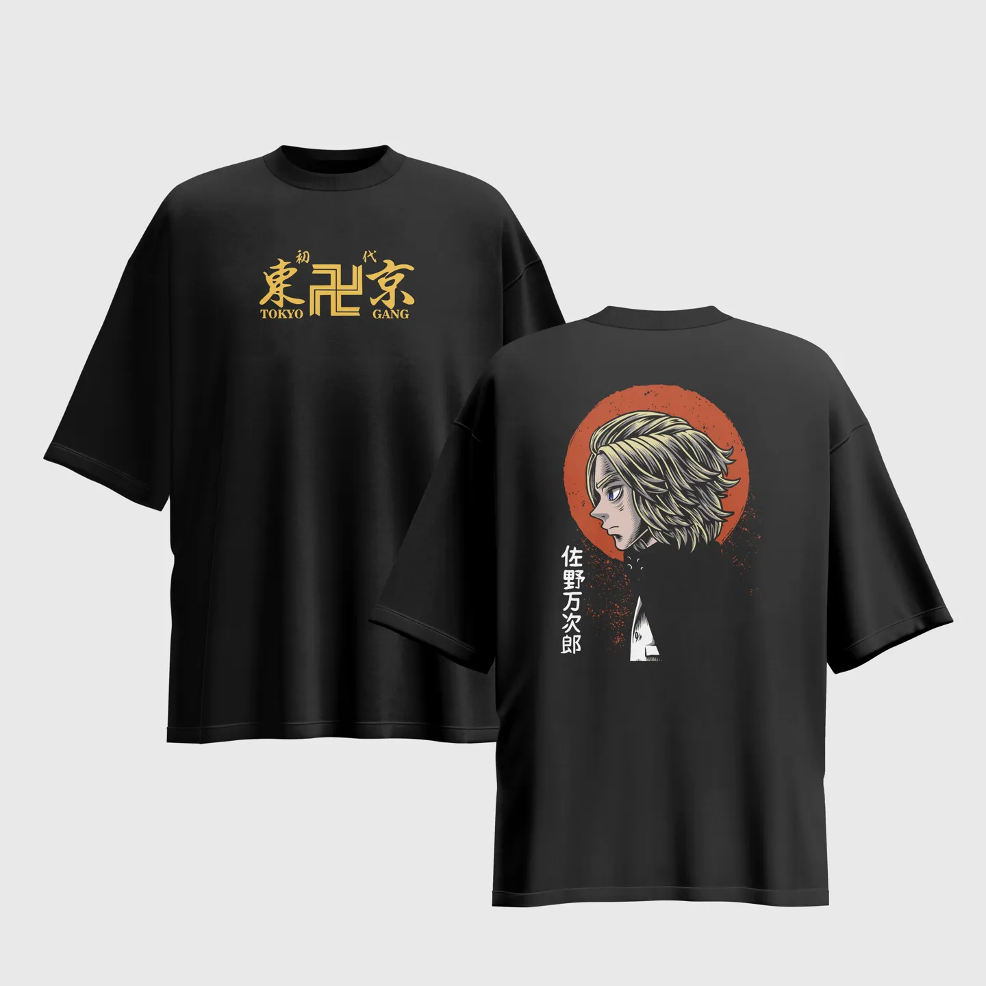 Tokyo Revengers Anime Graphic Printed Unisex Oversized T-shirt