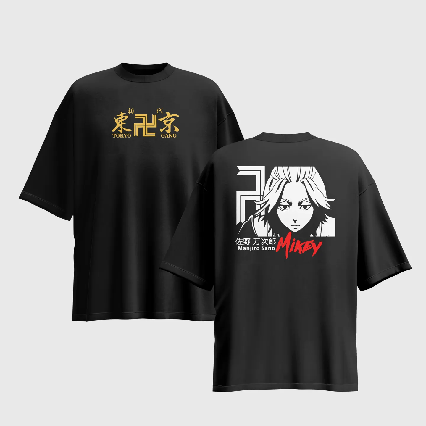 Tokyo Revengers Anime Graphic Printed Unisex Oversized T-shirt