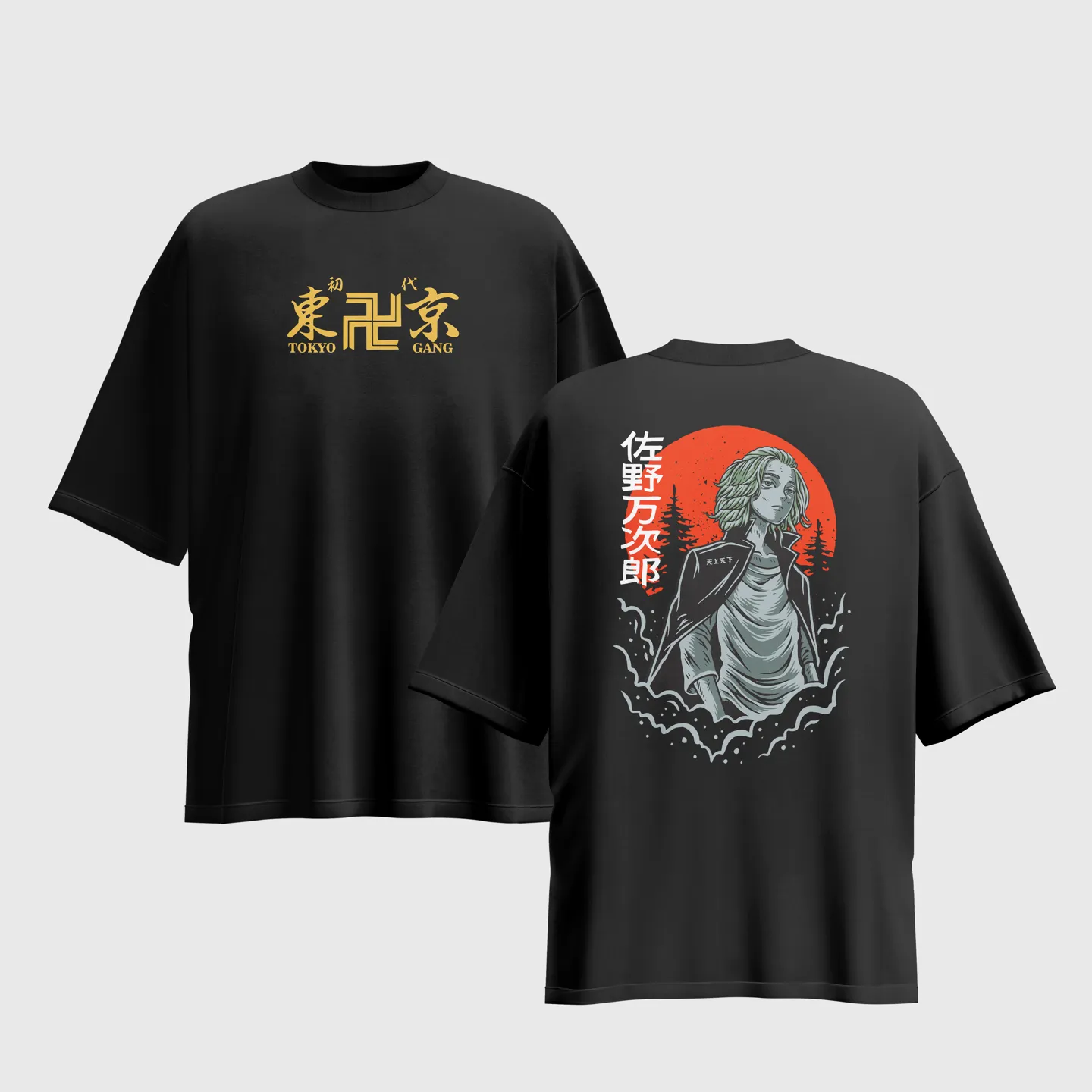 Tokyo Revengers Anime Graphic Printed Unisex Oversized T-shirt