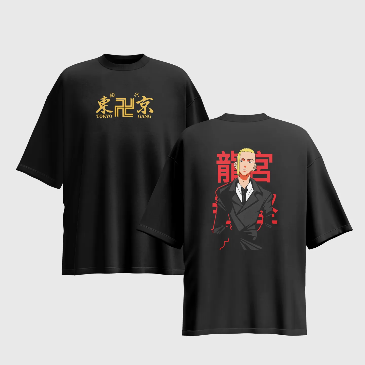 Tokyo Revengers Anime Graphic Printed Unisex Oversized T-shirt