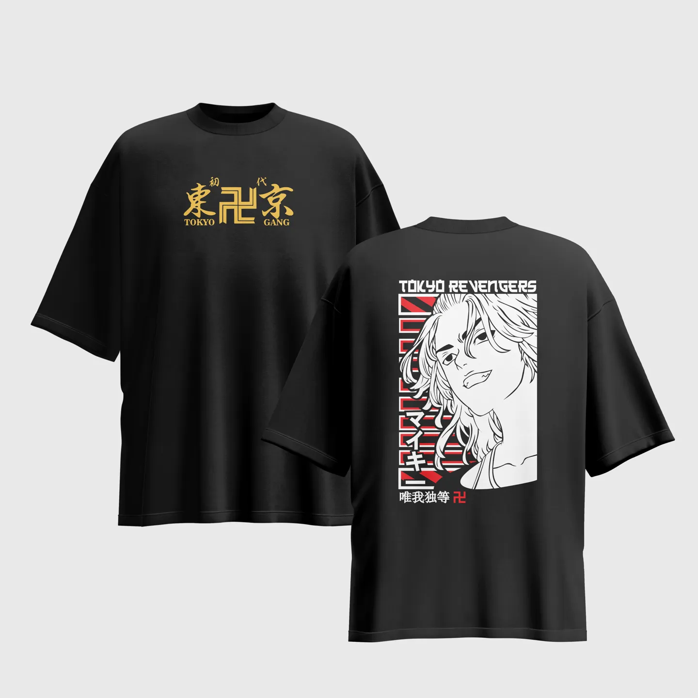 Tokyo Revengers Anime Graphic Printed Unisex Oversized T-shirt