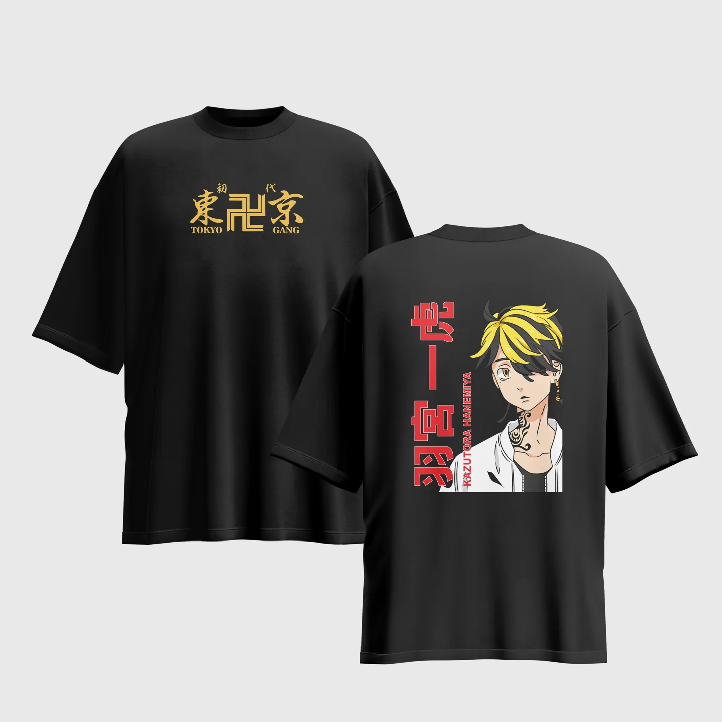Tokyo Revengers Anime Graphic Printed Unisex Oversized T-shirt