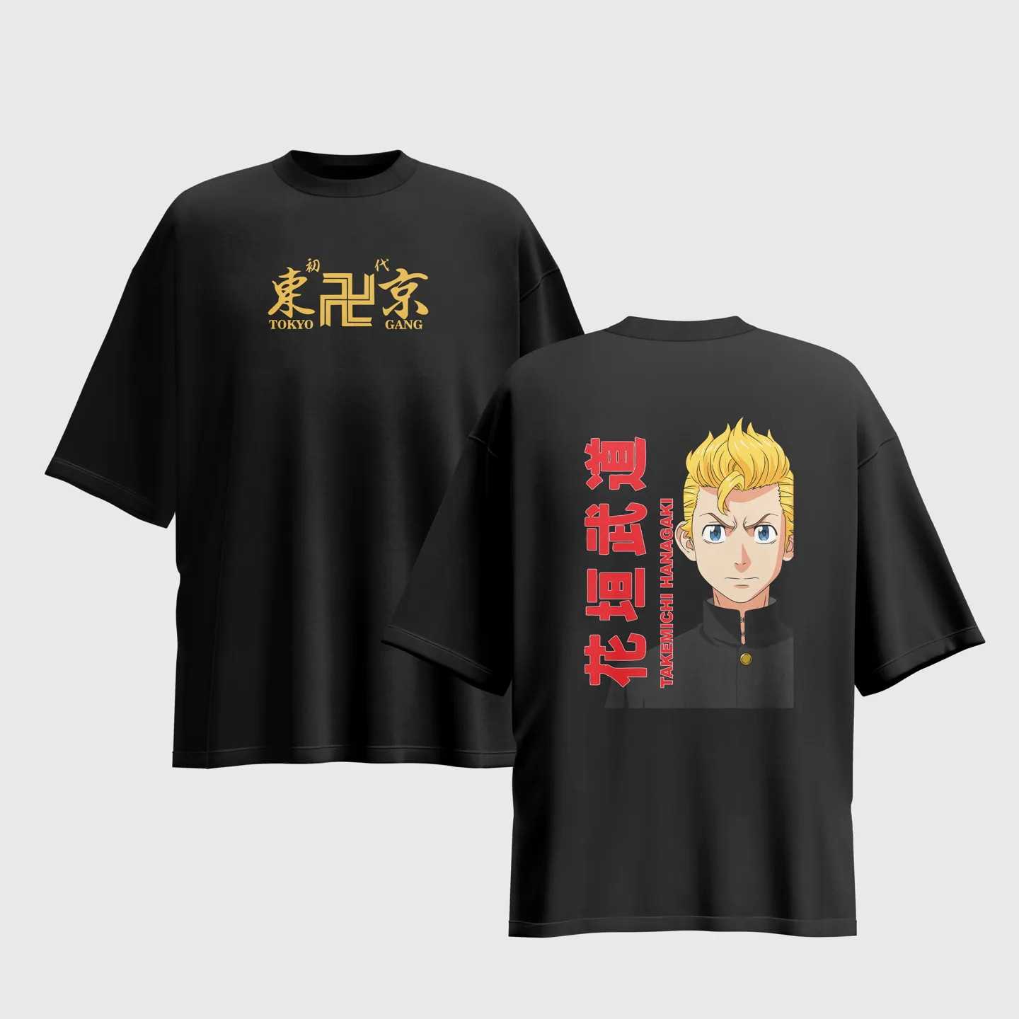 Tokyo Revengers Anime Graphic Printed Unisex Oversized T-shirt
