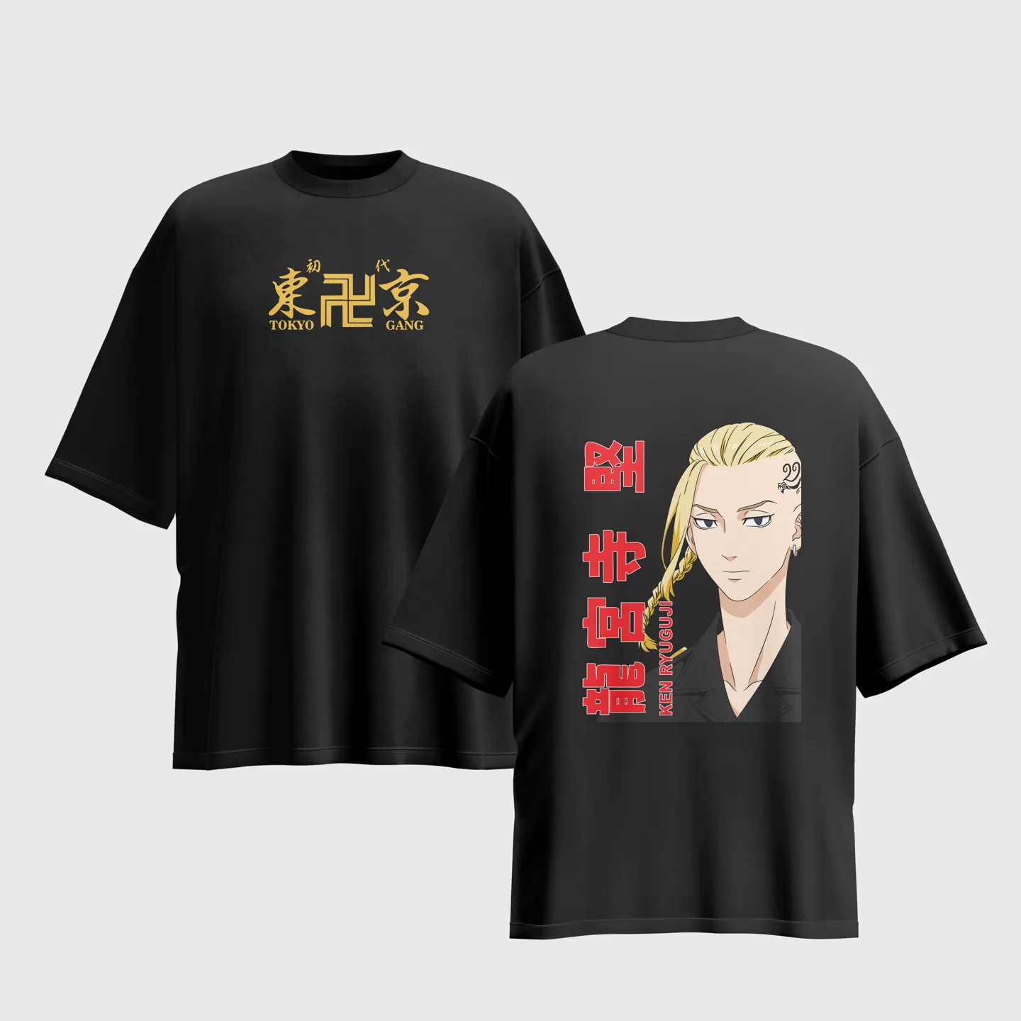 Tokyo Revengers Anime Graphic Printed Unisex Oversized T-shirt