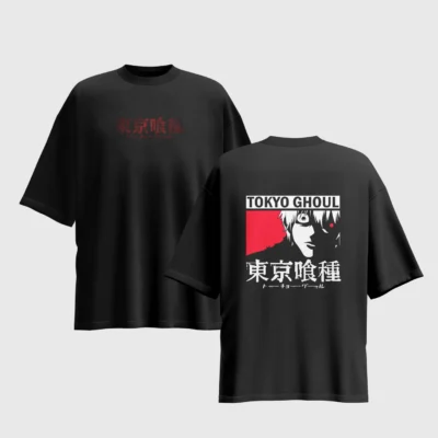 Tokyo Ghoul Anime Graphic Printed Unisex Oversized T-shirt